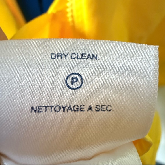 Lands' End Vibrant Yellow Hooded Flared Swing Rain Coat (8) - Picture 7 of 8